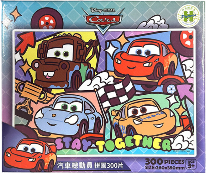 HUNDRED PICTURES 百耘圖 拼圖 HPD0300S-255 38 x 26cm, 300片, Cars汽車總動員8, 1盒