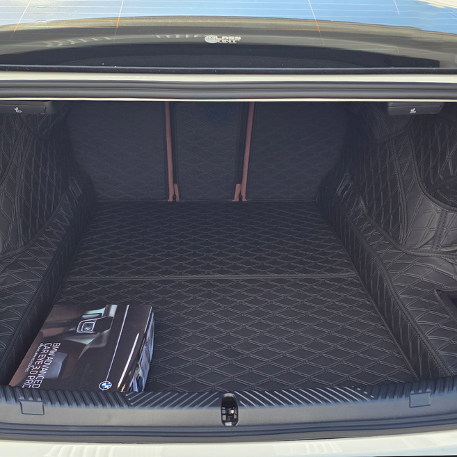 차팡 ST 트렁크매트 풀커버 + 도어매트 세트, 블랙, BMW 5시리즈 8세대 G60 530E PRO 호환불가