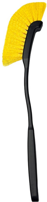 이지워시 휠 타이어 틈새 브러쉬, 1개, 옐로우 + 블랙