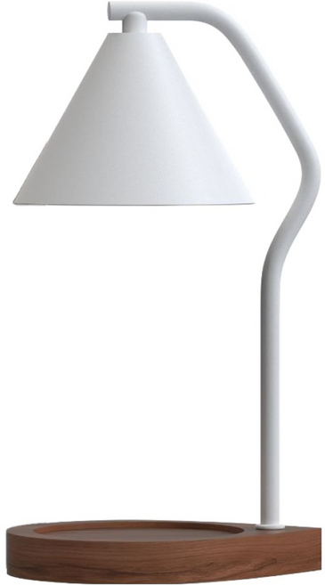 COCODOR 珂珂朵爾 可調光暖心木座融燭燈 15 x 13 x 27.5cm, 白色