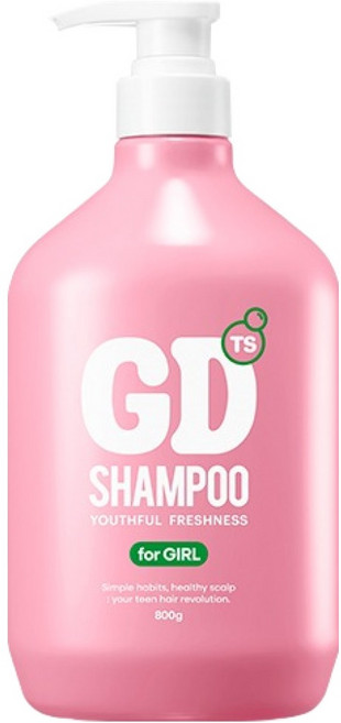 TS 대용량 지디 샴푸 포걸 핑크 복숭아향, 800g, 1개