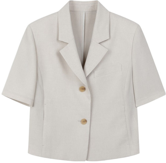 프로젝트엠 여성용 폴리 반팔 자켓