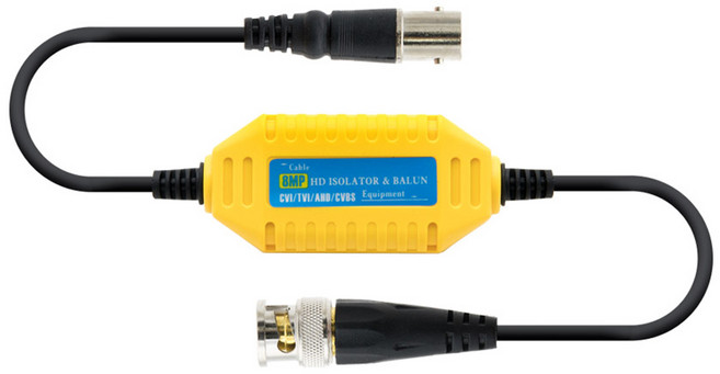컴스 CCTV용 화질개선 BNC 서지 프로텍터 Balun, BB717, 1개