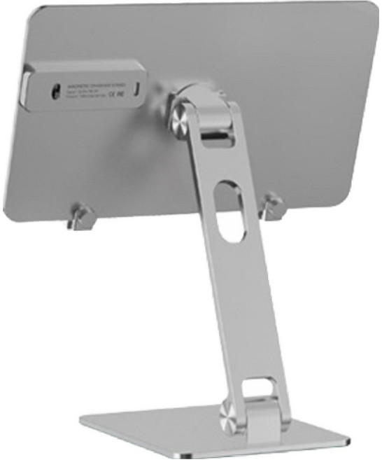 유엠투 자석 무선충전 아이패드 마그네틱 스탠드 접이식 거치대, 실버, 1개, 아이패드 프로 13 (M4모델)