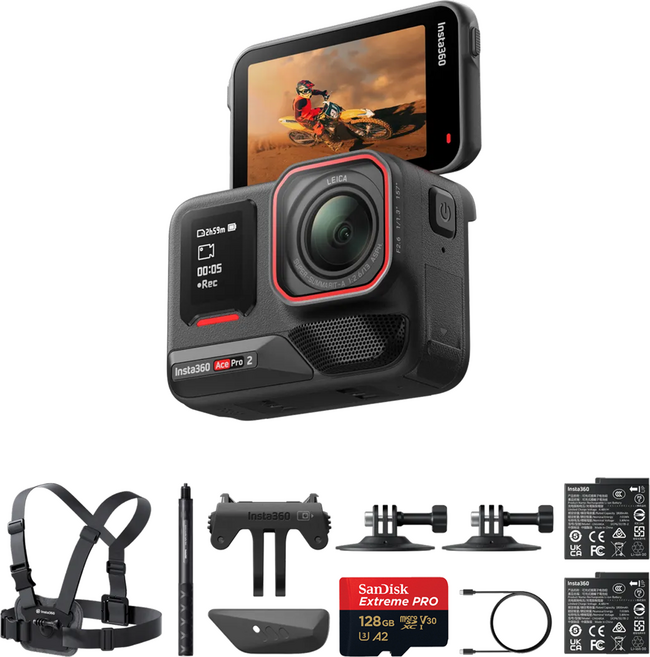 인스타360 Ace Pro 2 겨울 번들 CINSBBGA, 블랙