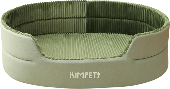 KimPets 立體寵物窩 毛絨款, 1個, 綠色