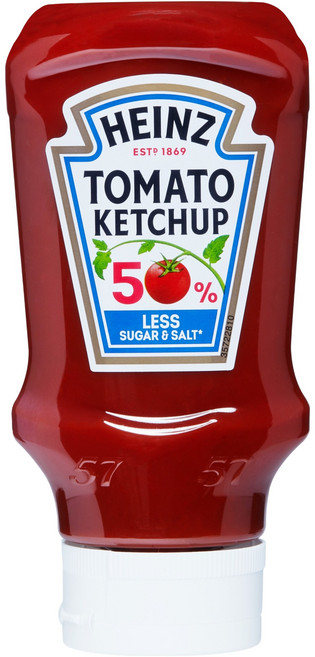 하인즈 50% 슈가 앤 솔트 토마토 케찹, 435g, 1개