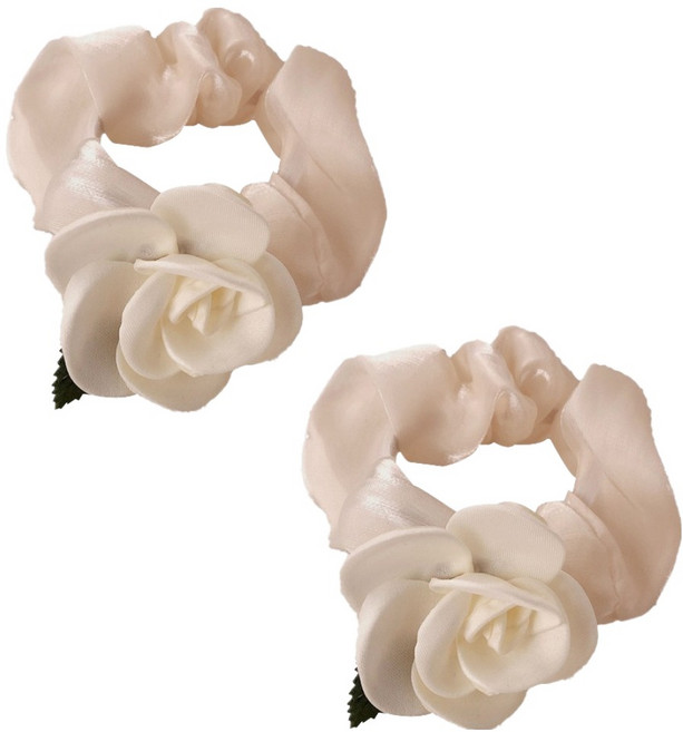 디멜디 플라워 미니 헤어 곱창밴드 2p