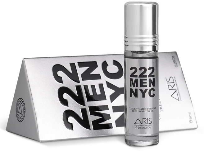 아리스 222맨NYC 맨 퍼퓸 오일, 1개, 6ml - 쿠팡