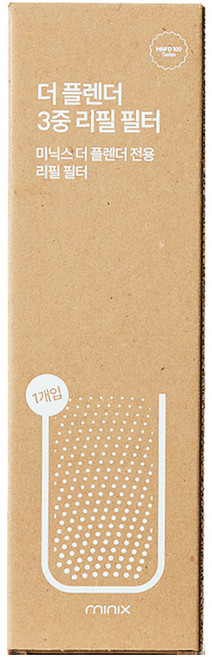 미닉스 더 플렌더 3중 하드 리필 필터, Black