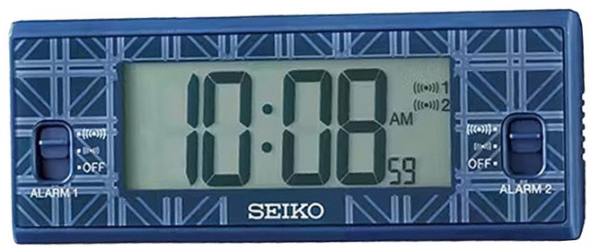SEIKO 精工 時鐘 QHL099L, 藍色