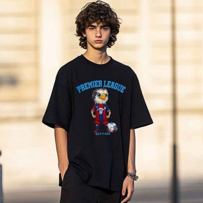 원헌드레드퍼센트 AIDAEVE 크리스탈 세미오버 반팔티