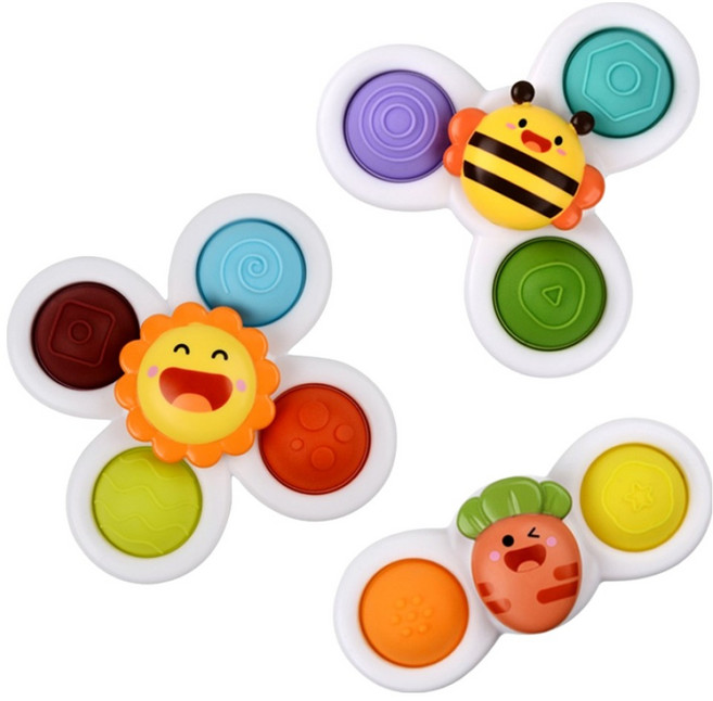 바니랜드 유아용 빙글빙글 회전 스피너세트, 혼합 색상, 1세트