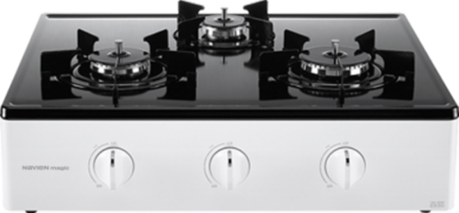 나비엔매직 가스레인지 3구 고객직접설치, GRF-6003ND(화이트), LNG