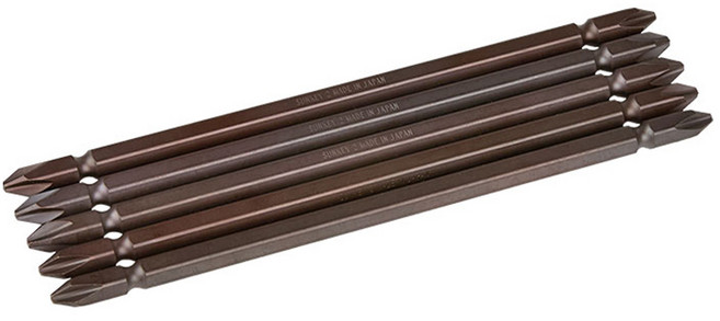 썬키 일제 드라이버비트 세트 150mm 5pcs AC.12, 1세트