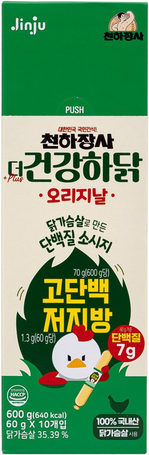 건강하닭 천하장사 더 소시지, 600g, 1개