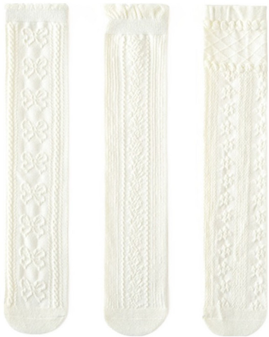 아이뿜 여아용 썸머 가든 니삭스 3종 세트 J45