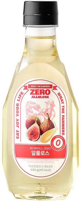 What The Farmers 零糖低卡路里料理用液態阿洛酮糖, 430g, 1個