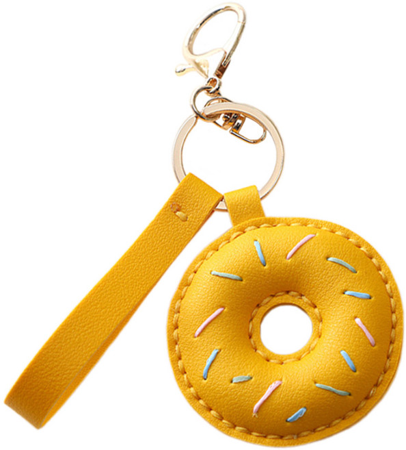 코히모 도넛 키링 만들기 DIY 공예 세트 5W0107, 옐로우, 1세트