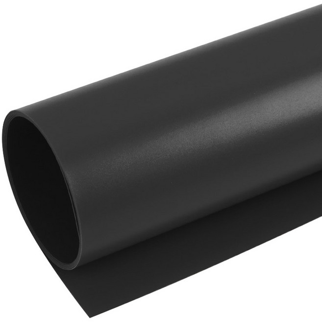 컴스 촬영 PVC 양면 무광 배경지 Black 80 x 154 cm, BS680, 1개