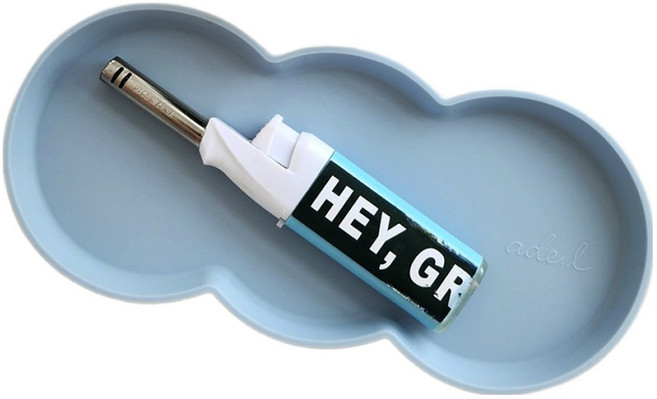 에이드엘 트리플 실리콘 트레이, 스카이블루, 1개