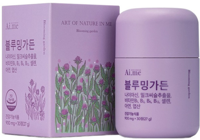 에이아이미 코오롱제약 블루밍가든 밀크씨슬 27g, 1개, 30정