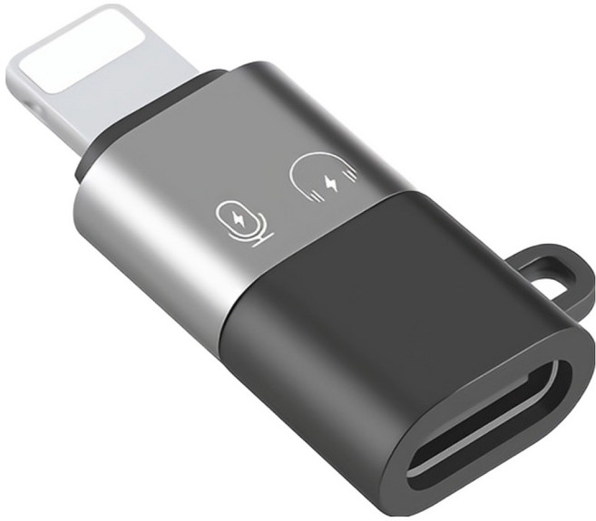 호후 C타입-라이트닝 OTG 미니젠더 시라오미, 혼합색상, 1개, 30mm