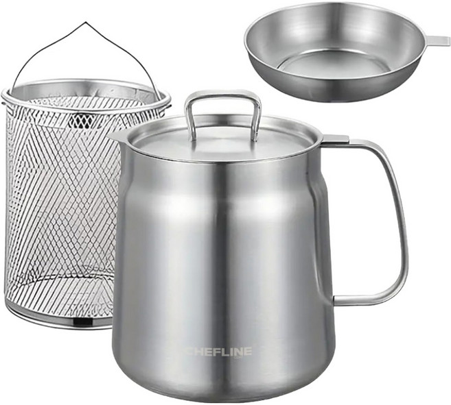 셰프라인 인덕션 304스테인레스 멀티팟 2L, 12.5cm, CLHH-KP28, 1개