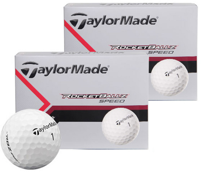테일러메이드 로켓볼즈 스피드 골프공 2피스, 화이트, 12개입, 2세트