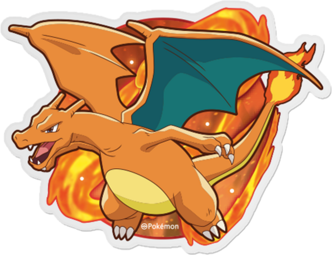 포켓몬스터 151 아크릴 허브톡, 리자몽, 1개