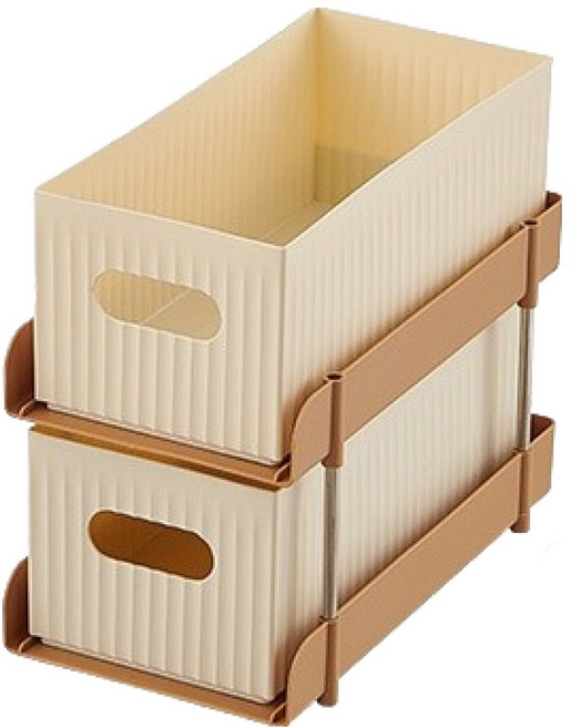 썸즈마인 모던 슬림 서랍장 2단 선반 기본, 혼합색상, 1개