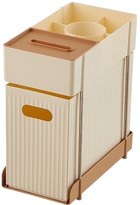 썸즈마인 모던 슬림 서랍장 2단 선반 하이 휴지, 혼합색상, 1개