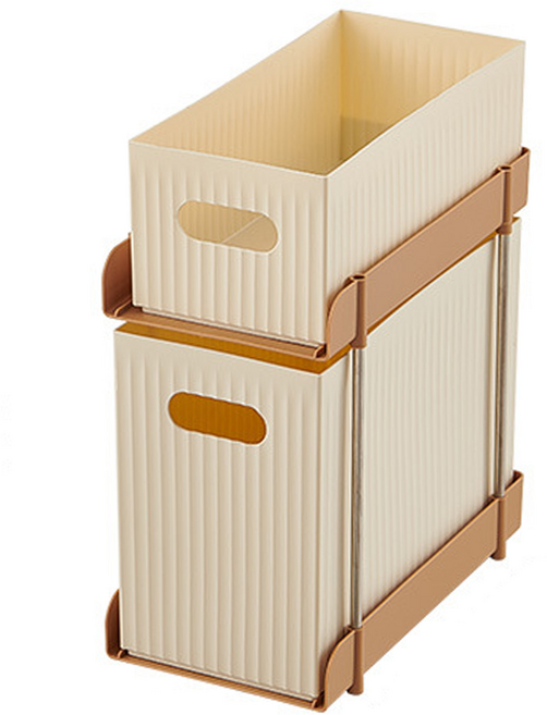 썸즈마인 모던 슬림 서랍장 2단 선반 하이 기본, 혼합색상, 1개