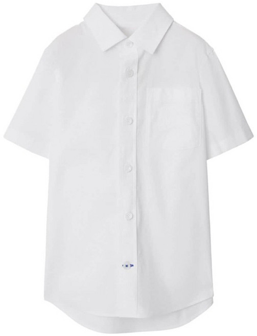 버버리 주니어 스트레치 코튼 셔츠 8092512