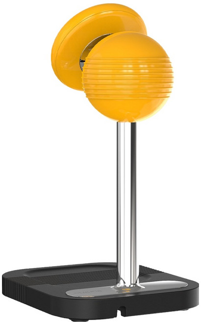 아우라플로 노바 2in1 Qi2 맥세이프 호환 고속 무선충전기, 옐로우, 1개