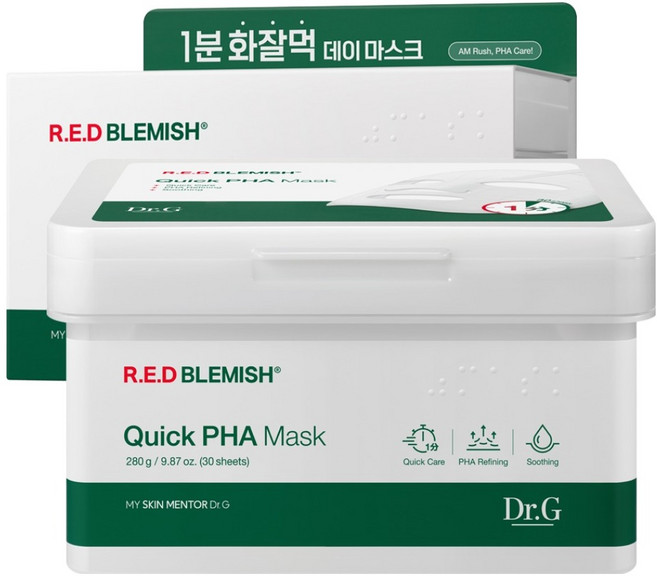 닥터지 레드 블레미쉬 퀵 파하 마스크, 1개, 30개입