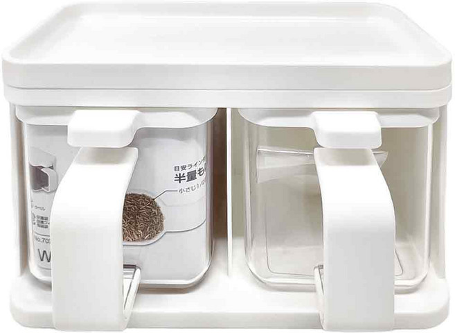 KM 2格調味盒, 1個, 500ml