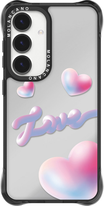 모란카노 블랙쉴드 투명 맥세이프 지니어드 디자인 휴대폰 케이스