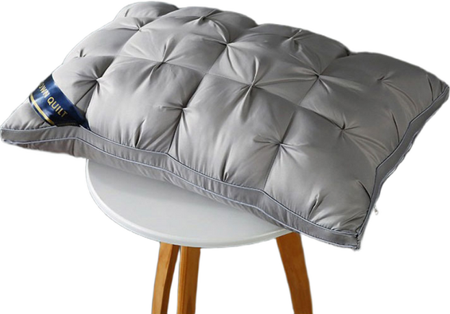 홈멧 프리미엄 호텔 베개 솜, 그레이, 1개