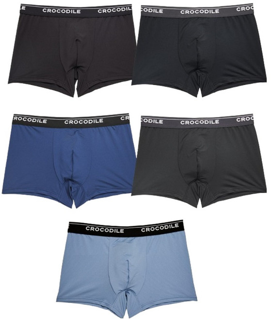 크로커다일 에어로쿨 메쉬 옴므 드로즈 5종 세트