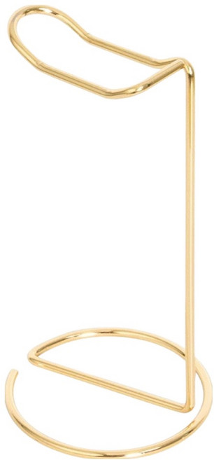 리네프 심플 클래식 스탠드 헤드폰 거치대, 골드, 1개