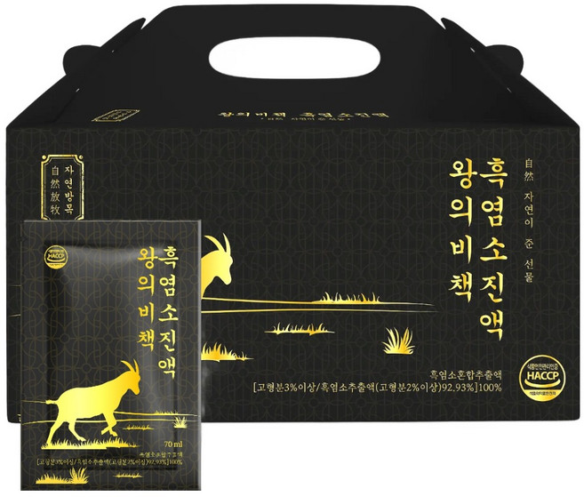 왕의비책 흑염소 진액 30p, 1개, 2.1L