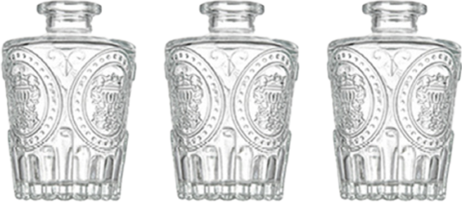 꼬까 로마 디퓨저 유리병, 125ml, 3개