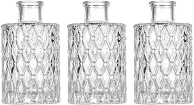 꼬까 다이아 디퓨저 유리병, 125ml, 3개