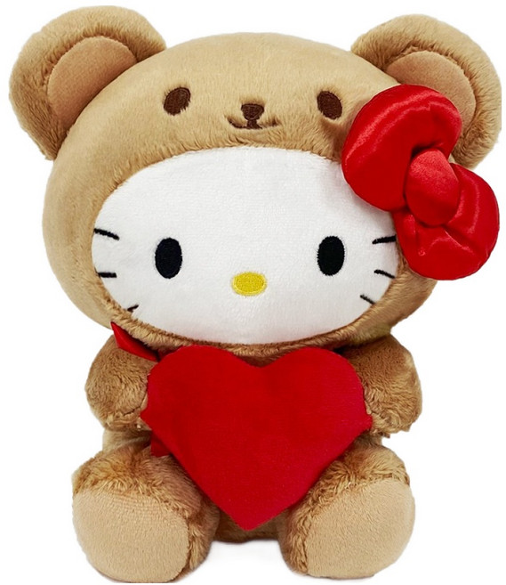 Jacob C&E Hello Kitty 復古熊玩偶, 單一商品, 1個, 25cm