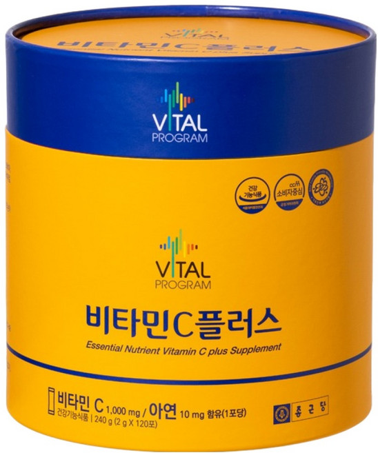 바이탈프로그램 종근당 비타민C 플러스 1000mg, 120회분, 1개