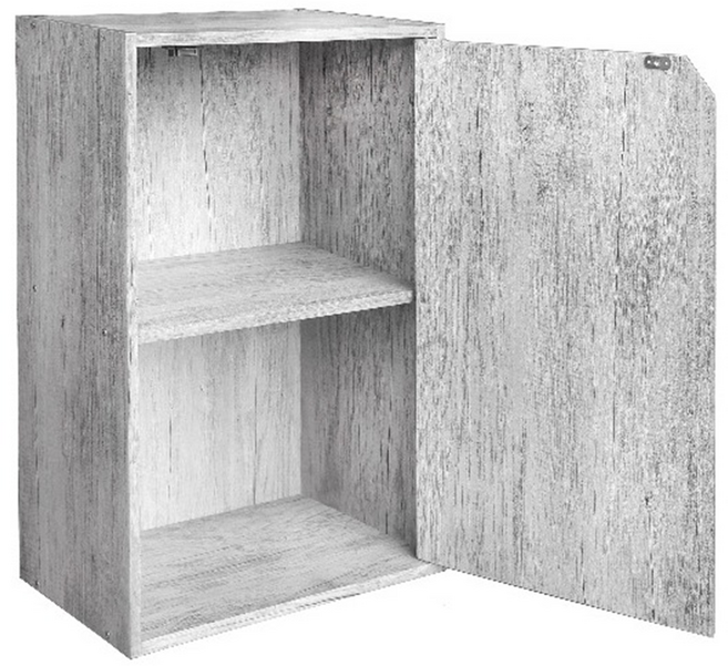 USEFUL DESIGN 悠室屋 兩格一門櫃, 灰橡