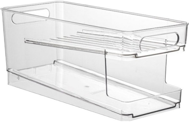 더자카 냉장고 캔정리 디스펜서, 투명, 1개