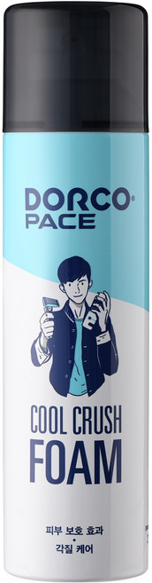 PACE 쿨 크러쉬 대용량 쉐이빙 폼, 250ml, 1개