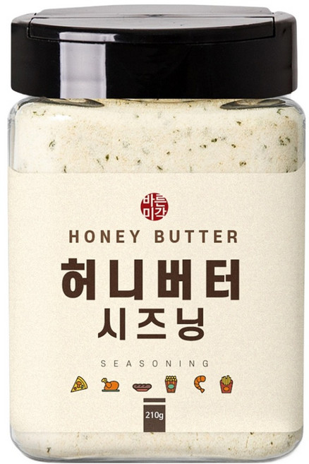 바른미각 허니버터 시즈닝, 1개, 210g